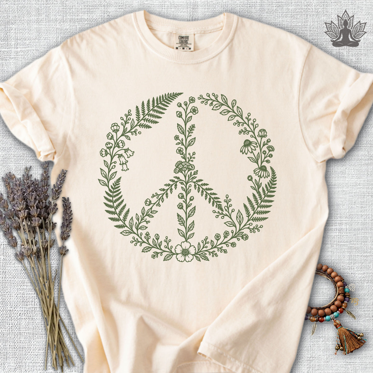 Blooming Peace Comfort Colors® Tee