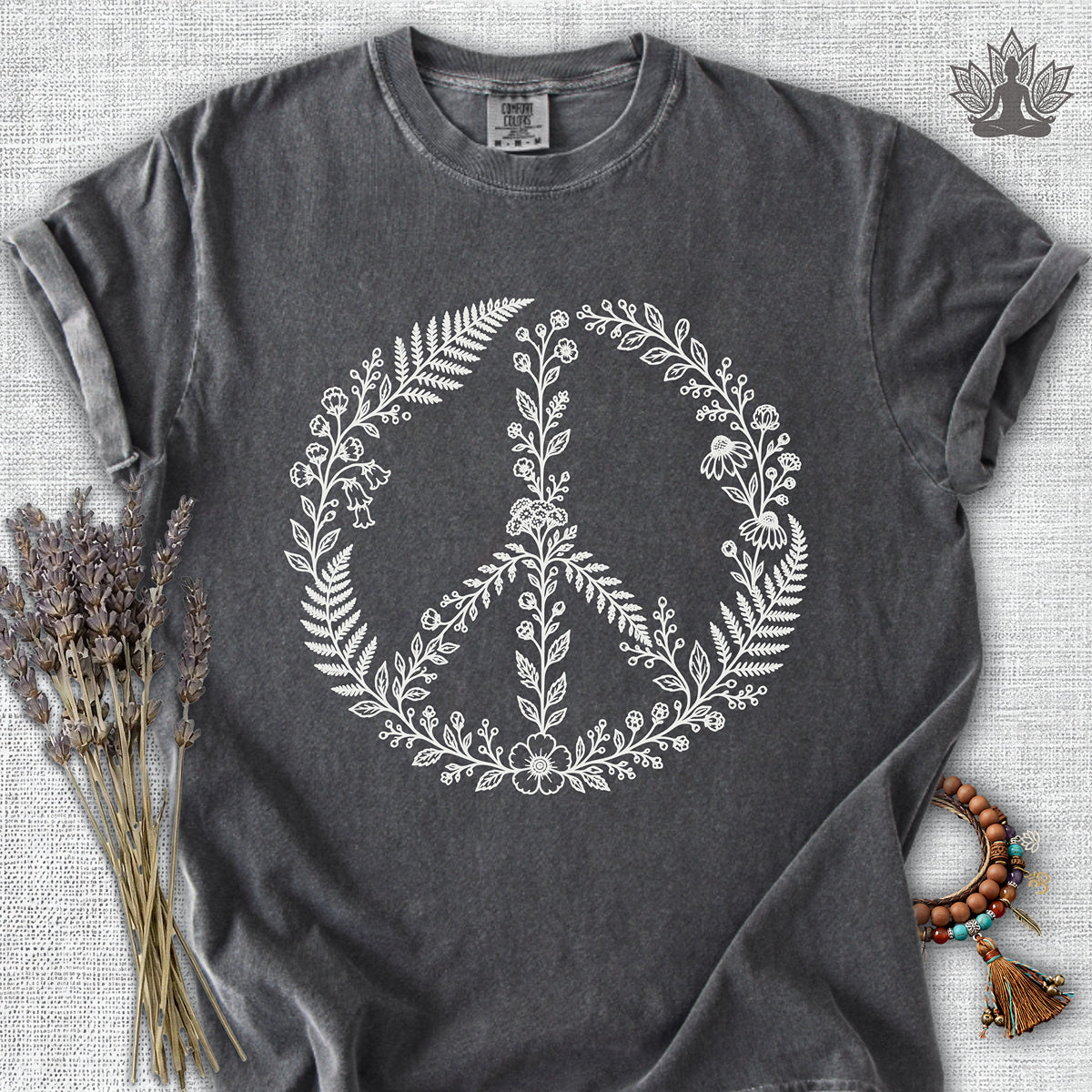 Blooming Peace Comfort Colors® Tee