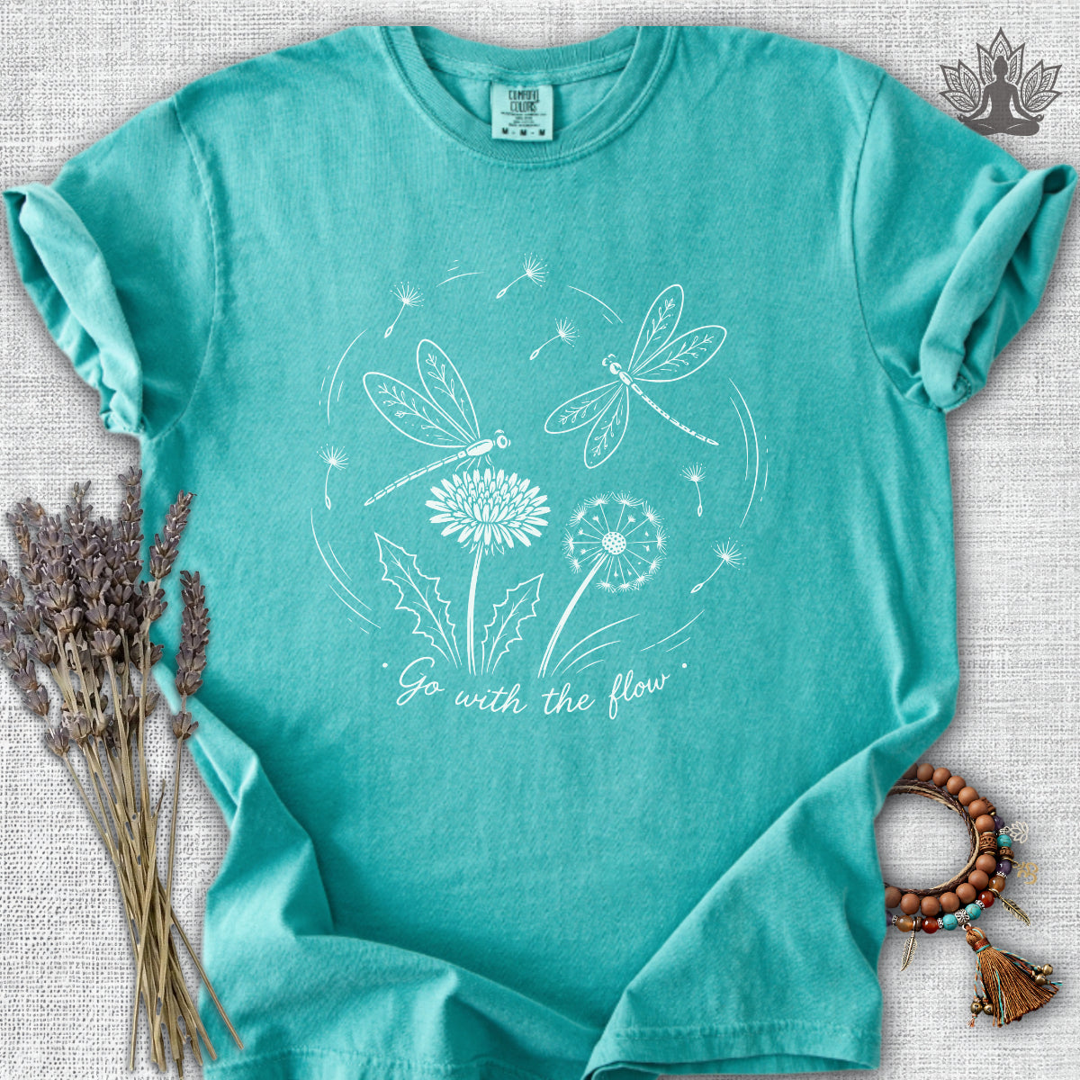 Dragonflies Go With The Flow Comfort Colors® Tee