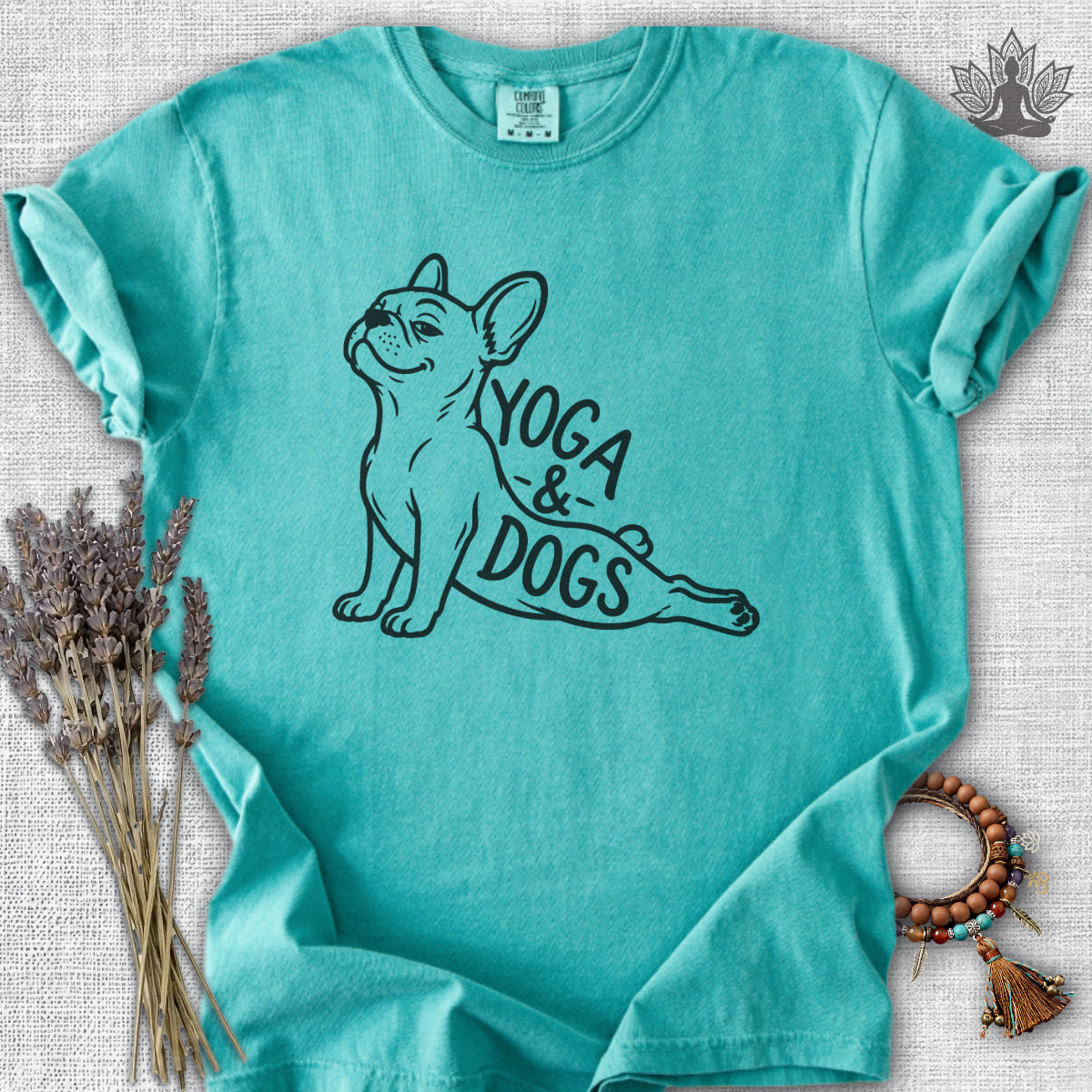 Yoga & Dogs Comfort Colors® Tee