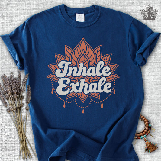 70s Inhale Exhale Comfort Colors® Tee