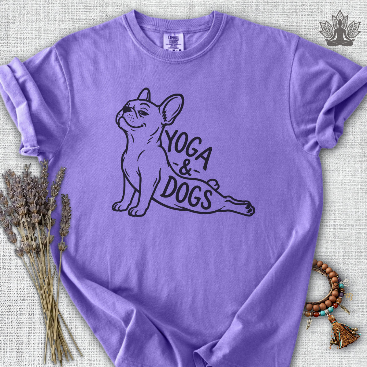 Yoga & Dogs Comfort Colors® Tee