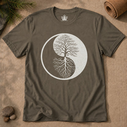 Yin Yang Tree of Balance Tee