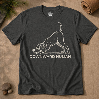 Downward Human Cartoon Tee