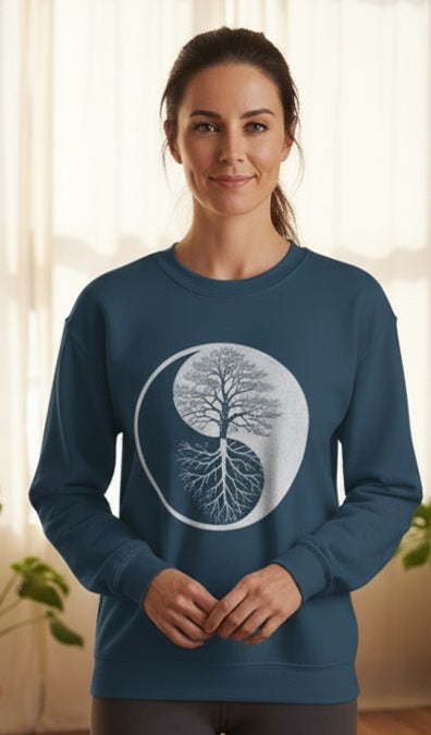 Yin Yang Tree - Mirrored Roots Sweater