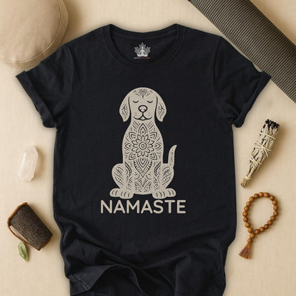 Calm Dog - Mandala Namaste Tee