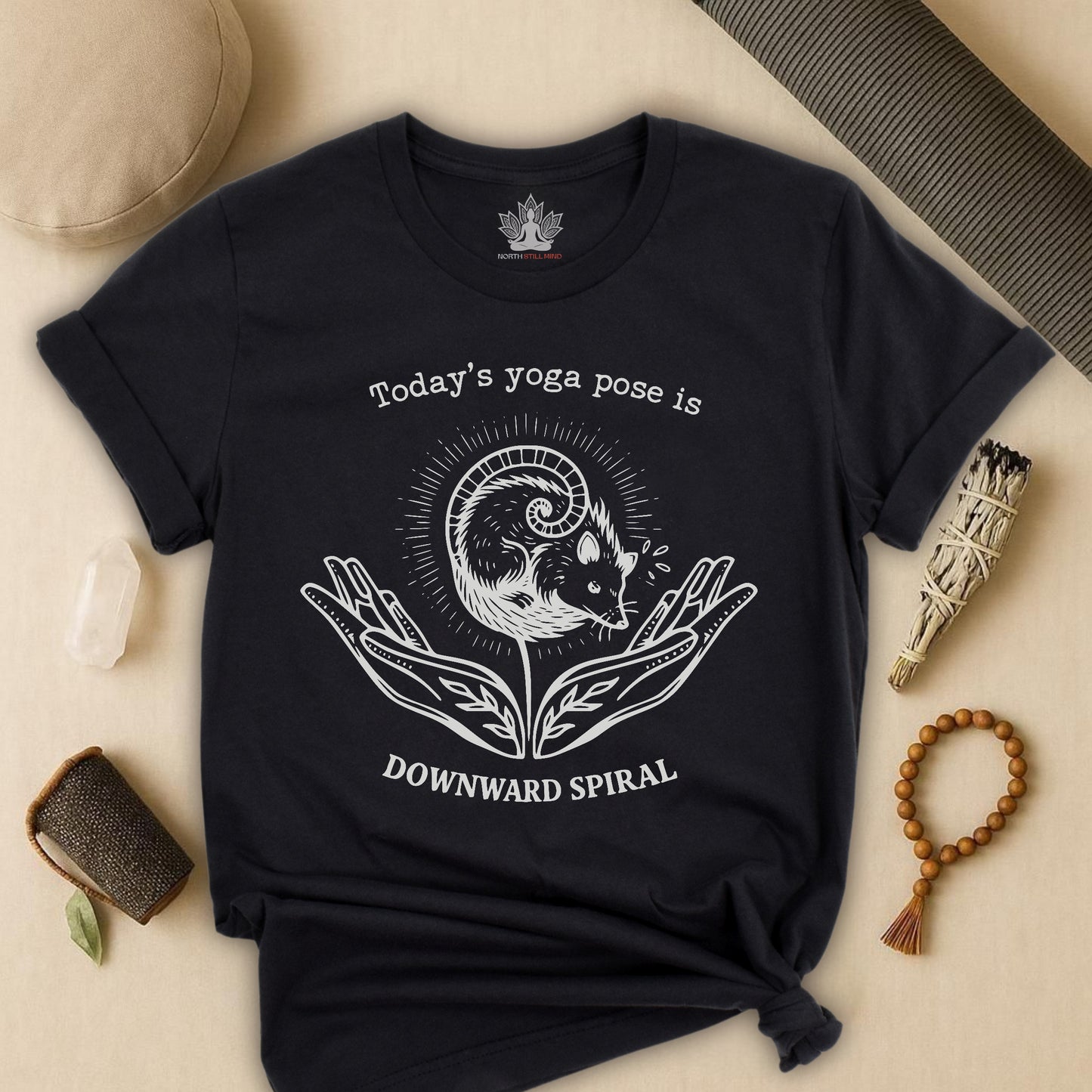 Downward Spiral Opossum Tee