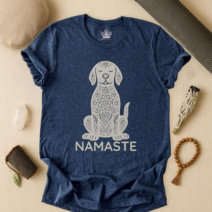Calm Dog - Mandala Namaste Tee