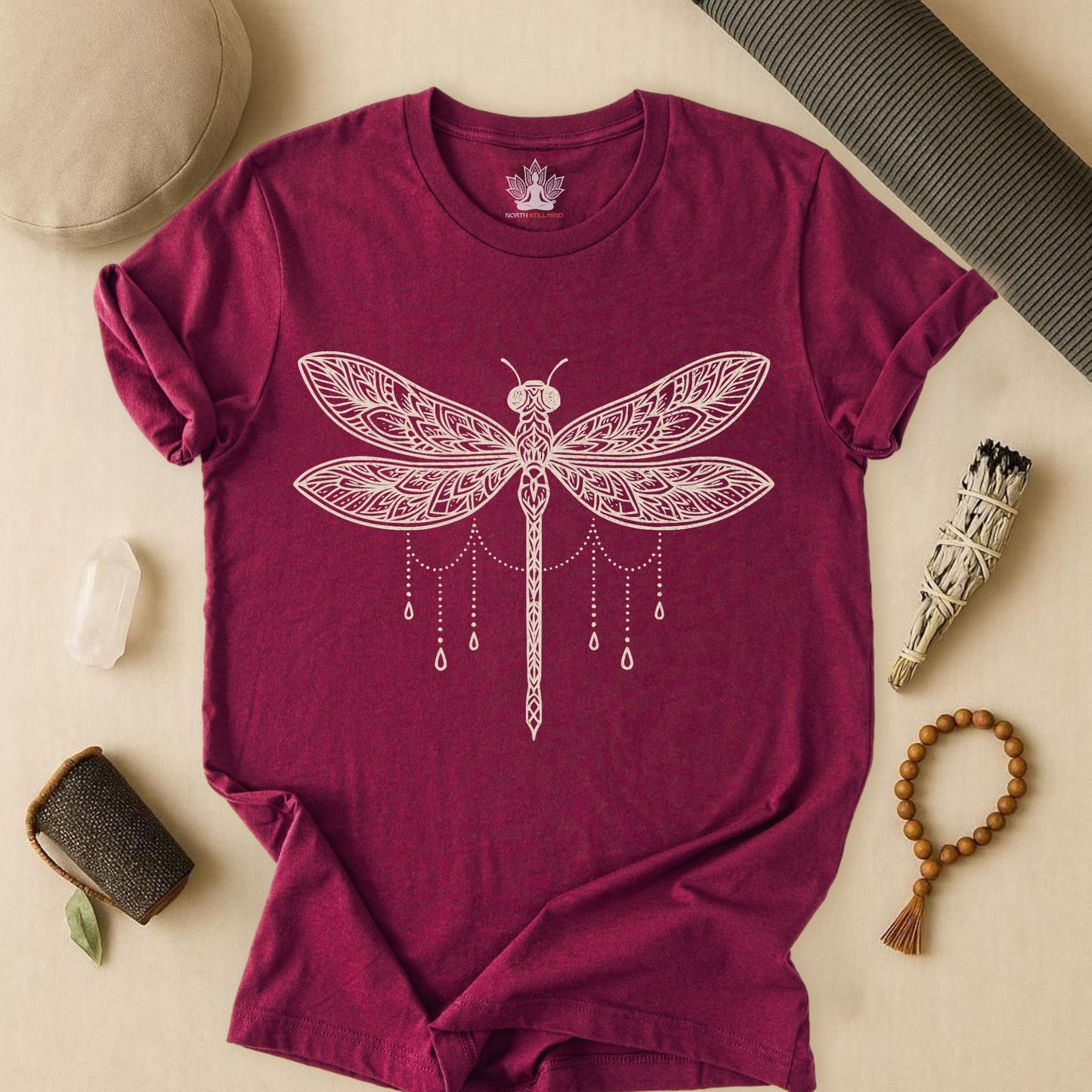 Mandala Dragonfly - Serenity Tee