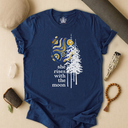 She Rises With The Moon Tee
