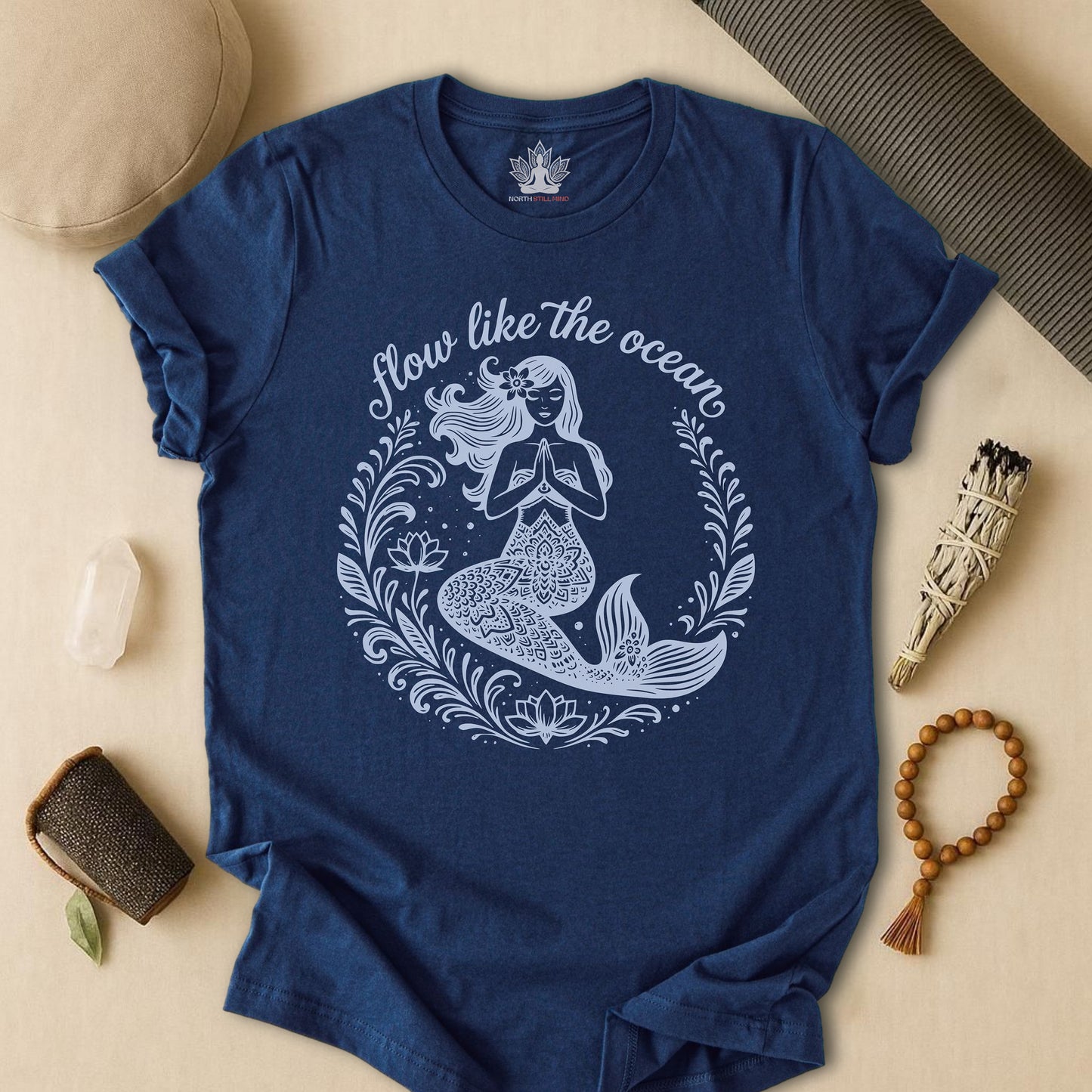 Mermaid Flow Like The Ocean Tee