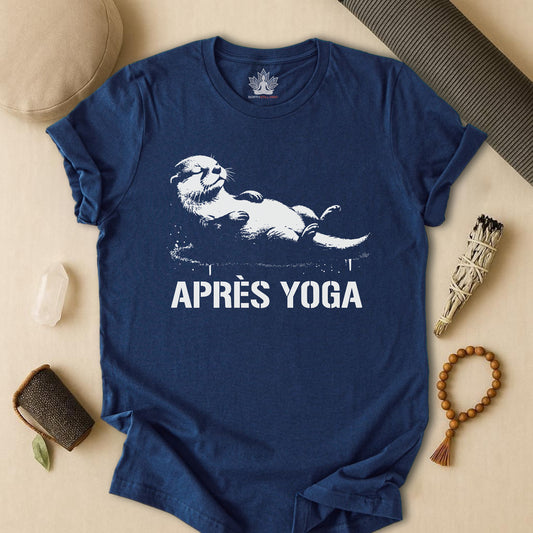 Après Yoga Loutre en Savasana