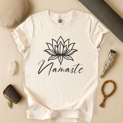 Namaste Lotus Tee – Yoga Minimalist