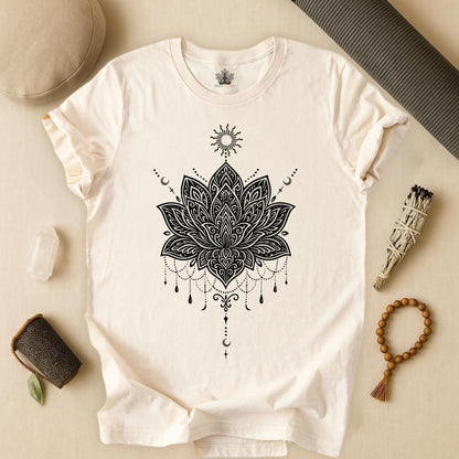 Celestial Lotus – Mystic Yoga Tee
