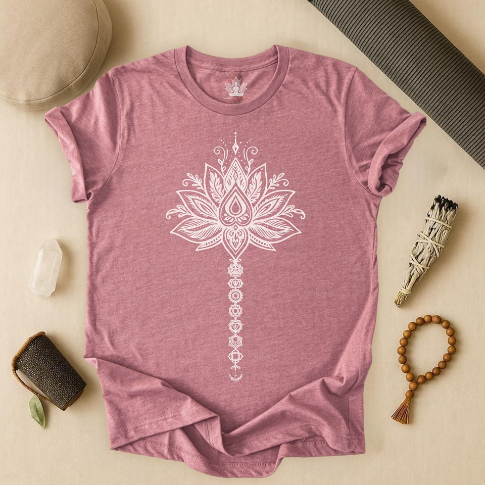 Lotus Chakra Alignment – Spiritual Yoga Tee