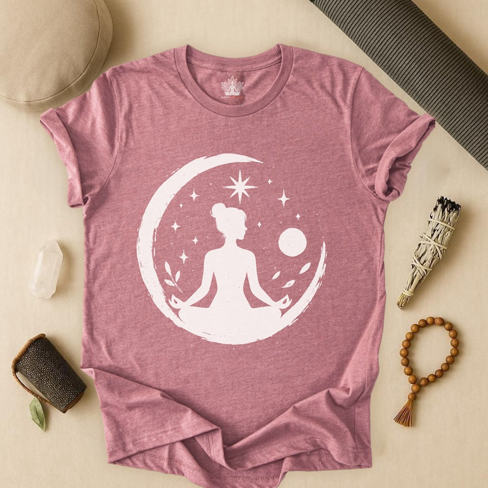 A Lunar Peace – Yoga Moon Tee