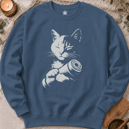 Cat Shadow Art Sweatshirt