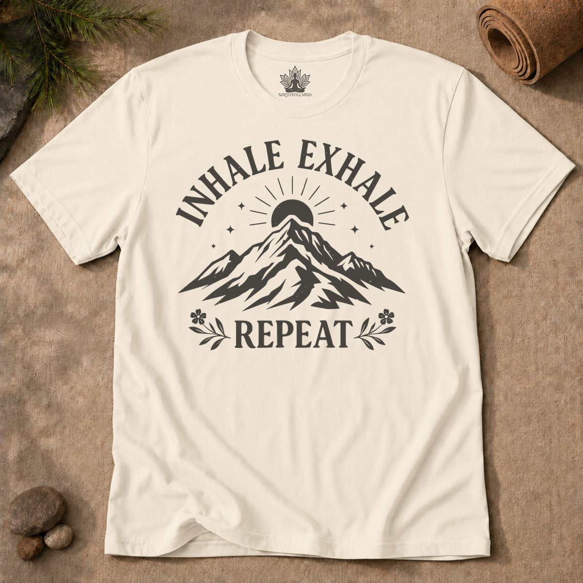 Inhale Exhale Repeat Mountain Men Tee
