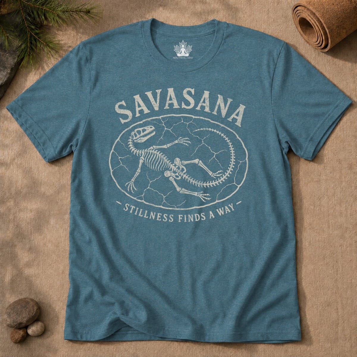 Printify T-Shirt Stillness Finds A Way Men Tee Stillness Finds A Way Men Tee
