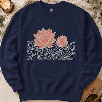Lotus Line Art Sweatshirt