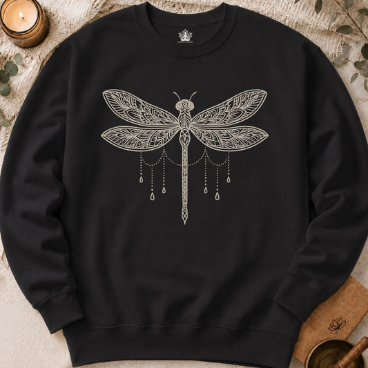 Sweat-shirt Mandala Libellule - Sérénité