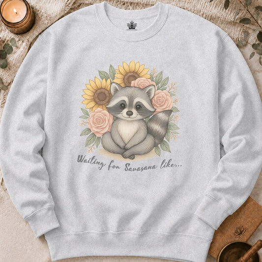 Savasana Racoon Sweatshirt