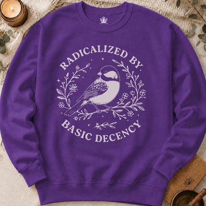 Radicalized By Basic Decency Sweatshirt