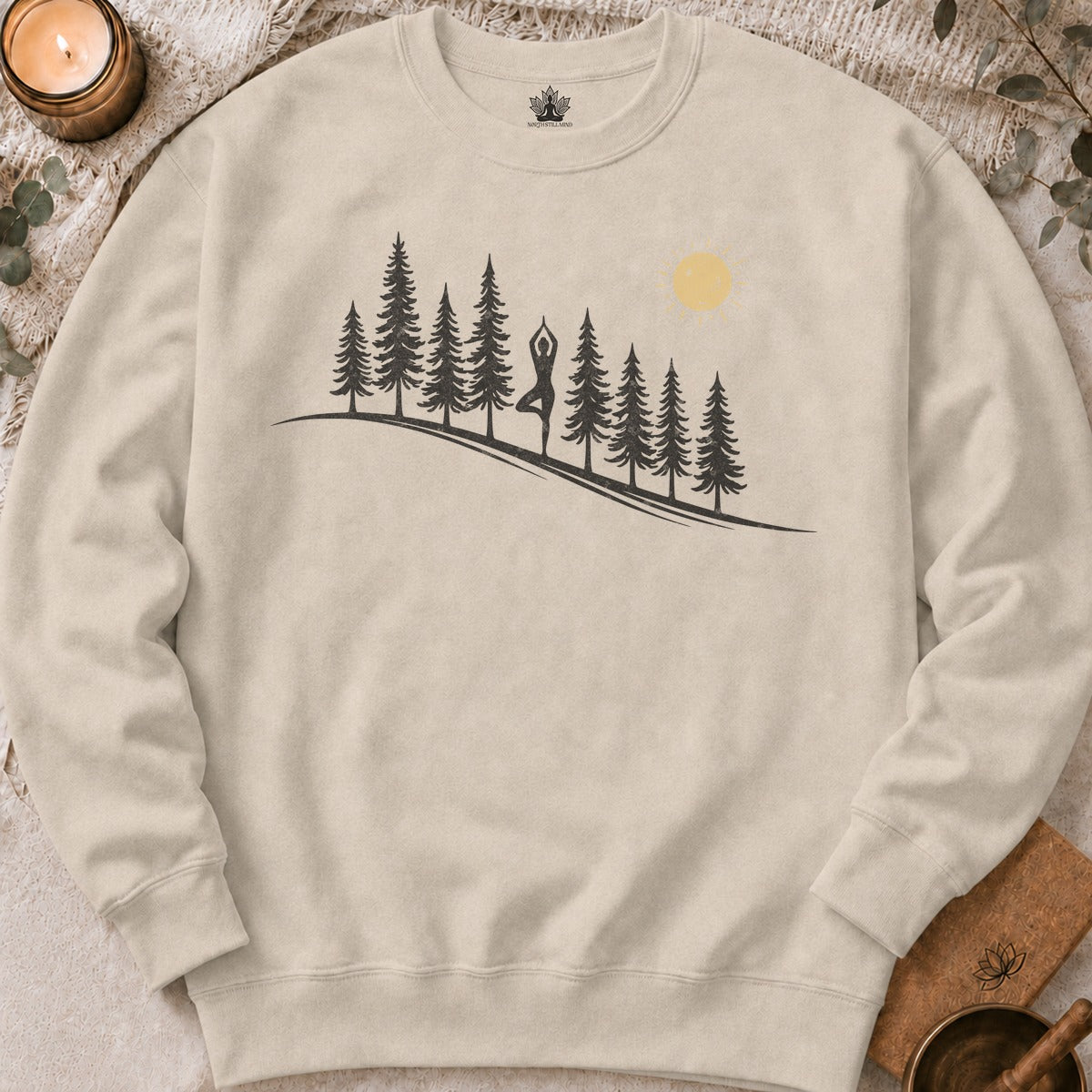 Forest Tree Pose Sweatshirt