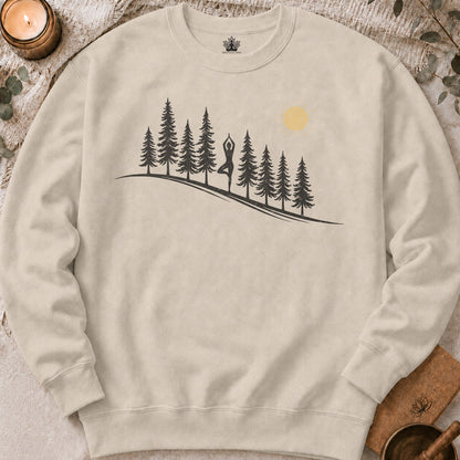 Forest Tree Pose Sweatshirt