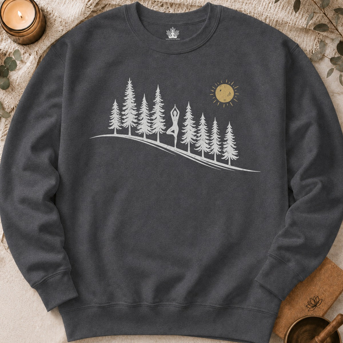 Forest Tree Pose Sweatshirt