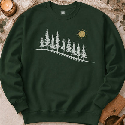 Forest Tree Pose Sweatshirt
