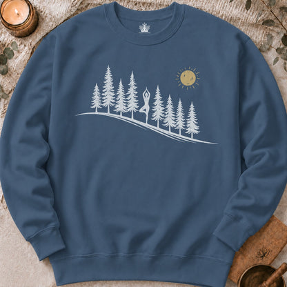 Forest Tree Pose Sweatshirt