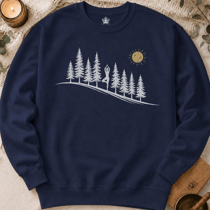 Forest Tree Pose Sweatshirt