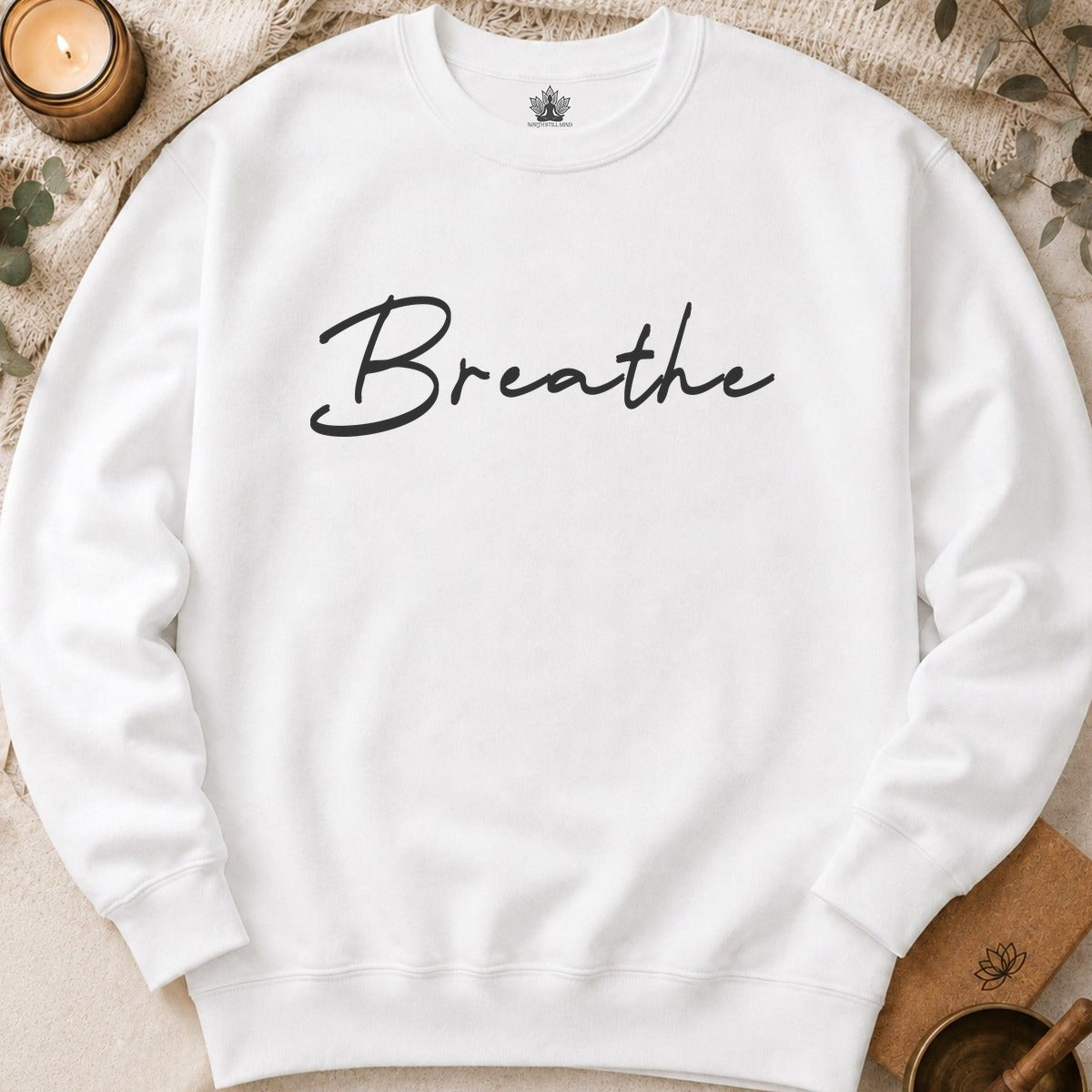 Sweat-shirt Cozy Breathe - Imprimé mandala au dos