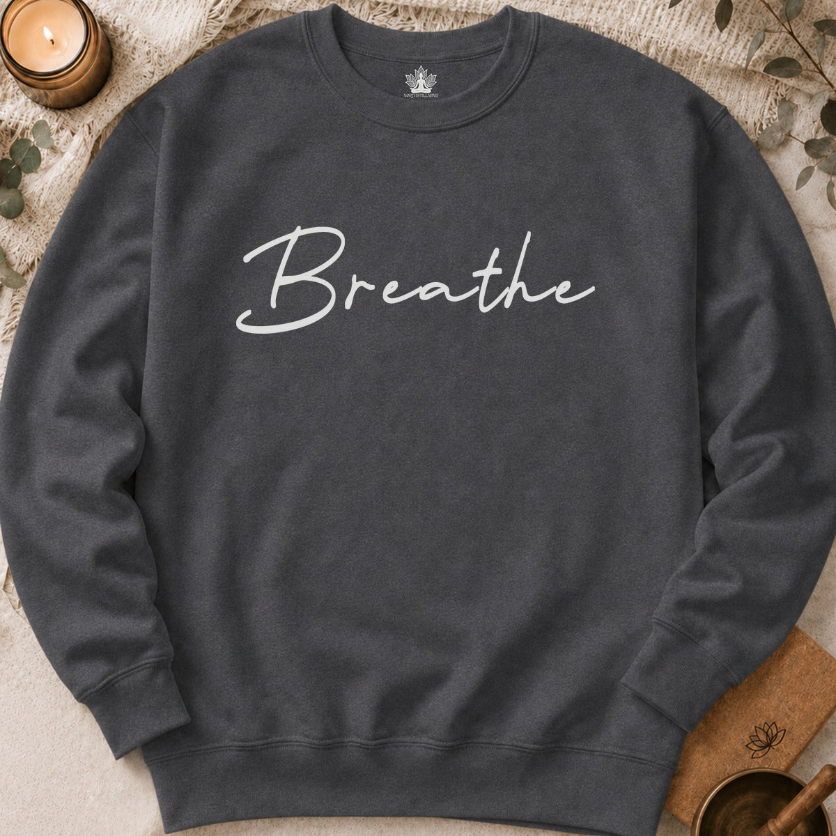 Sweat-shirt Cozy Breathe - Imprimé mandala au dos