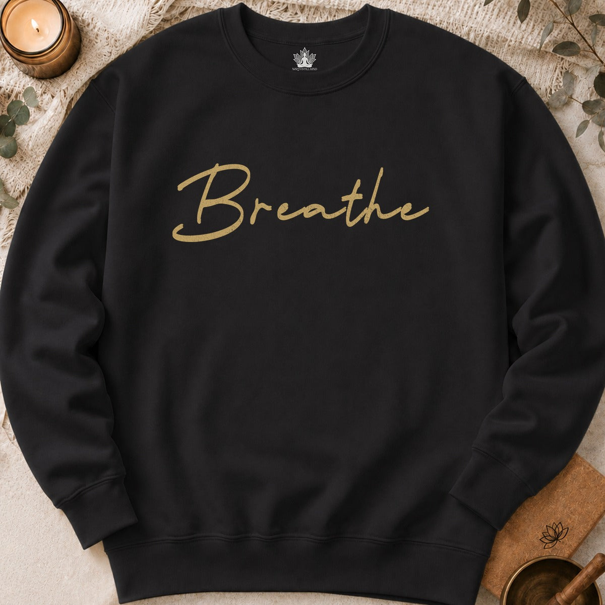 Sweat-shirt Cozy Breathe - Imprimé mandala au dos