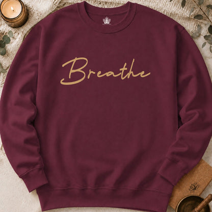 Sweat-shirt Cozy Breathe - Imprimé mandala au dos