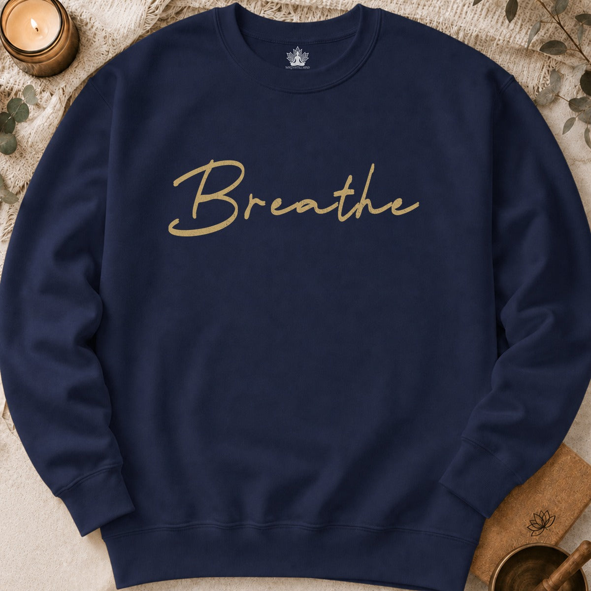 Sweat-shirt Cozy Breathe - Imprimé mandala au dos