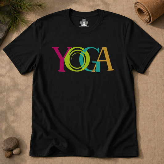 Colorful Yoga Tee
